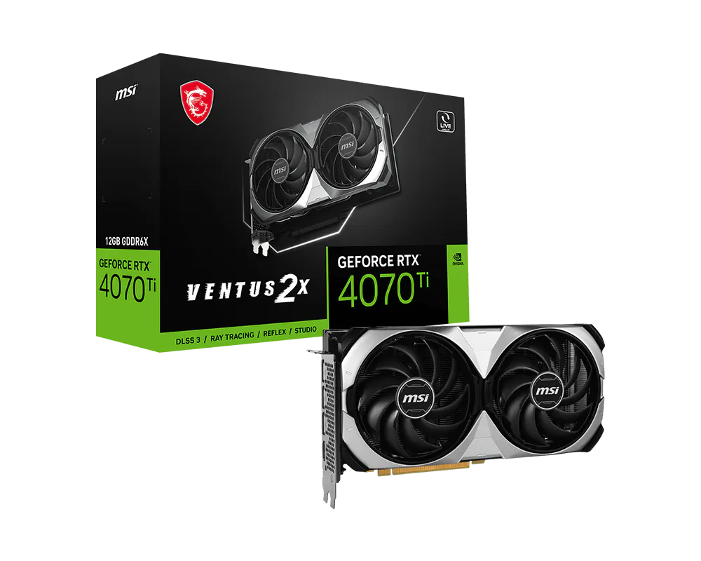 MSI GeForce RTX 4070 Ti VENTUS 2X 12G